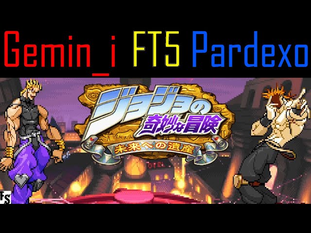 JJBA: Heritage for the Future - Gemin_i [DIO] vs Pardexo [DIO/Shadow Dio/Khan] (Fightcade FT5)