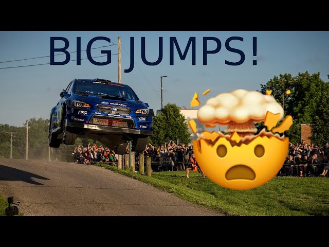 CRAZY & FLAT OUT BIG JUMPS USA | Southern Ohio Forest Rally 2024