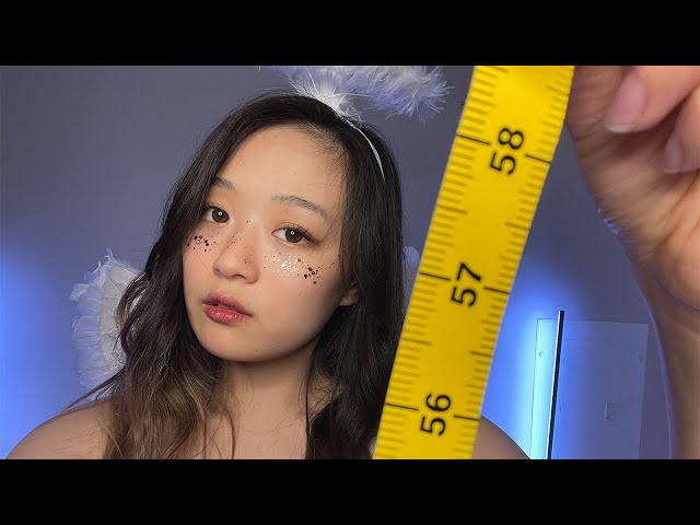 ASMR VR180 | Angel Measures You For A Makeover (close-up measuring, lighting matches)