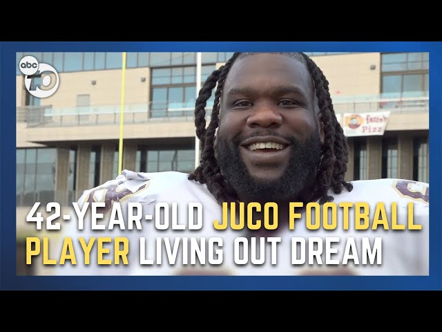 42-year-old JUCO football player living his dream