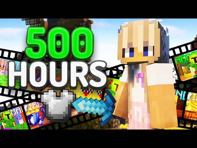 I spent 500 HOURS playing IRONMAN in Hypixel Skyblock [FULL MOVIE]