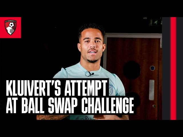 Smooth as you like 😎 | Justin Kluivert next up for the Ball Swap Challenge