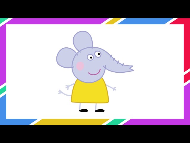 Emily Elephant | Peppa Pig Cartoon Drawing