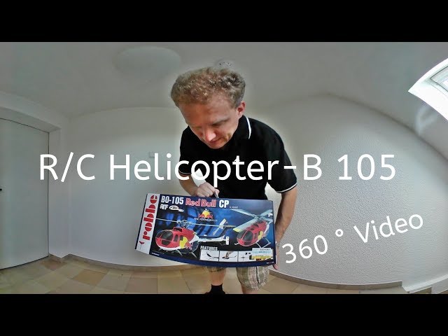 360°VR Video / Robbe / BO 105 von Red Bull / sehr cooler RC Helicopter als  RTF- gibt es nicht mehr!