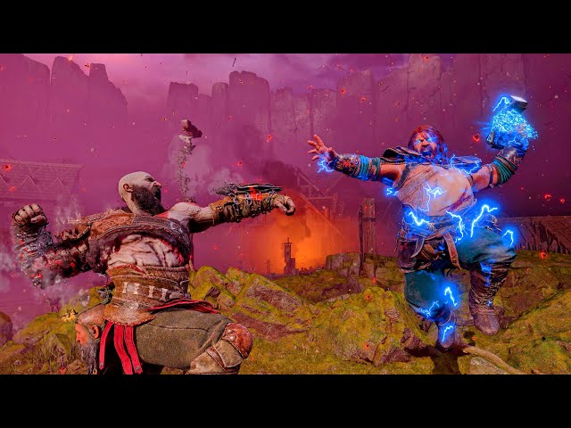 Ω True level 1 Kratos Vs Thor final fight GMGOW no damage Ω