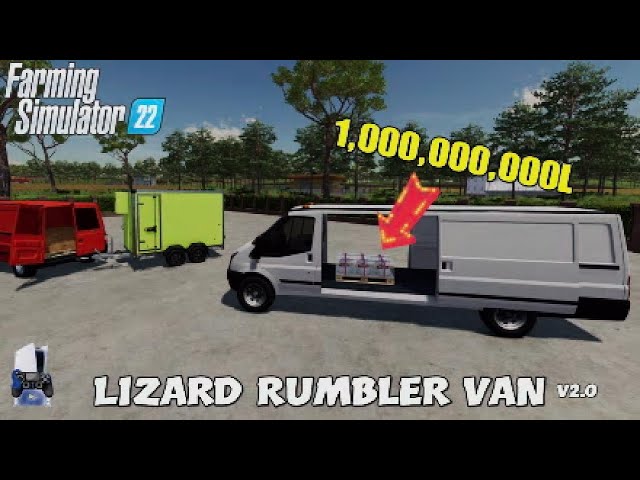 FS22 Mod Update (console): Lizard Rumbler Van | Update 2.0 Changes Only  | Mods in the spots # 303