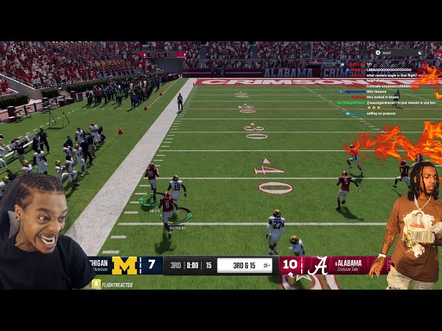 FlightReacts Vs Blou CONTROVERSIAL College Football 25 $6k Wager!