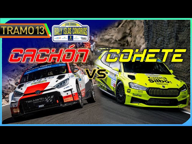 RALLY ISLAS CANARIAS 2024 | ERC/SCER Onboard Etapa 13: CACHÓN vs COHETE