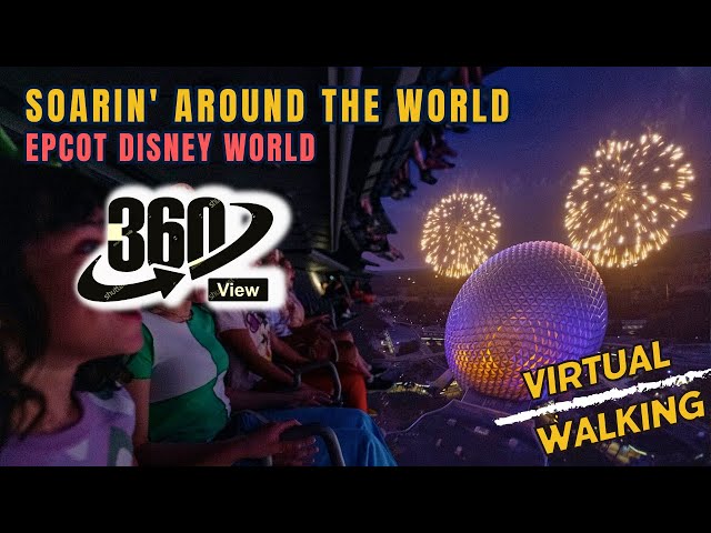 360º View 🇺🇸 Soarin' Around the World  in EPCOT Disney World Orlando FL