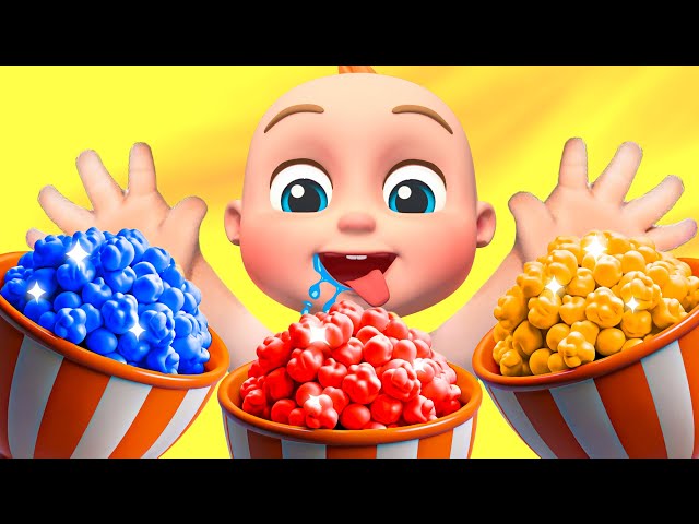 Colorful Popcorn Stand | Rainbow Popcorn Song | Teamwork | PulkaCoco‬ Nursery Rhymes & Kids Songs