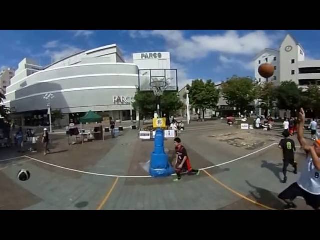 GBC 3x3 Tournaments The 15th Final 3D映像 シュート練習