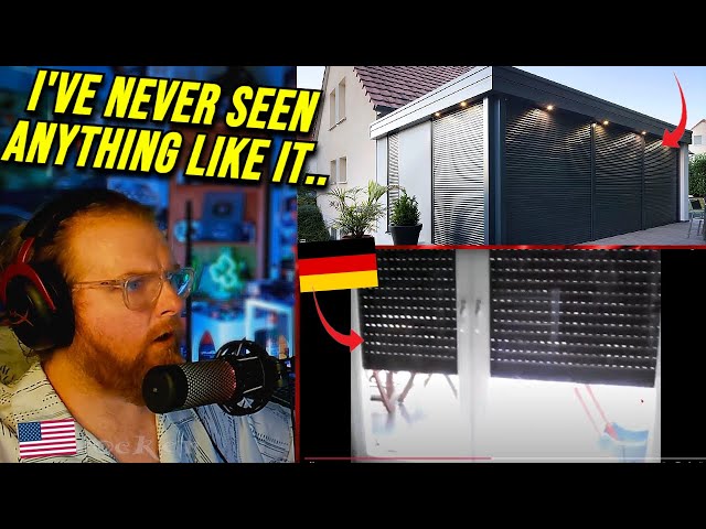 American Reacts to Rollläden - Germany (European House Quality)