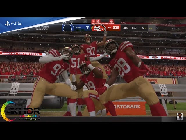 Sunday Night Football! 49ers vs Colts NFL Week 7 (4K Ultra Realistic Graphics!) PS5 Gameplay