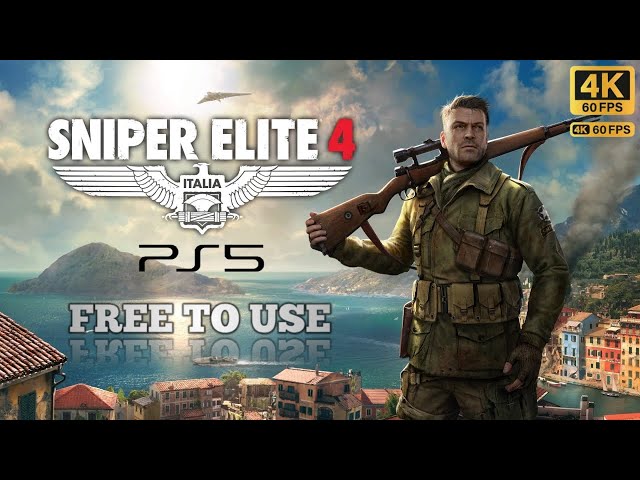 Sniper Elite 4 PS5 GAMEPLAY | FREE TO USE