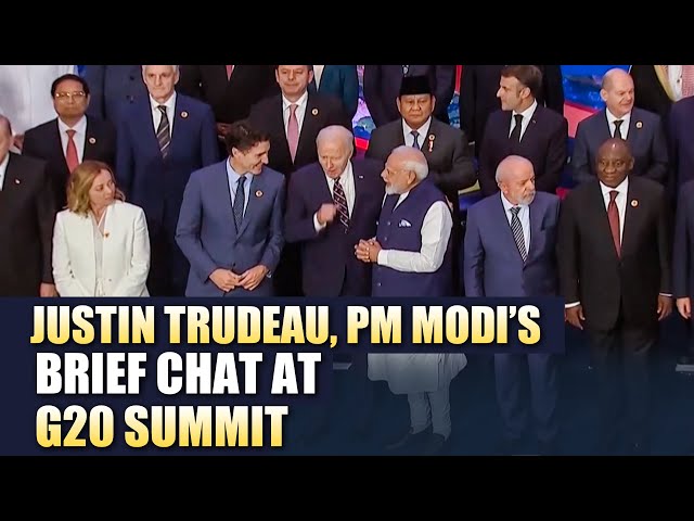 RIO DE JANEIRO | Justin Trudeau, PM Modi’s Brief chat at G20 SUMMIT | US President Biden | Canada