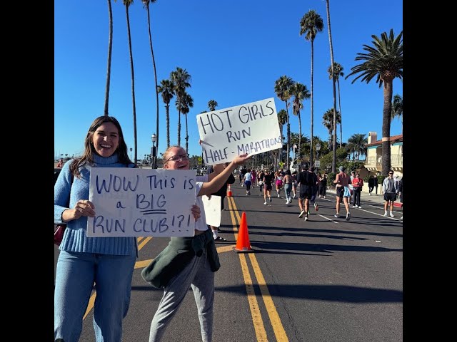 Santa Barbara Half Marathon & 5K Sign Game Strong 🤣