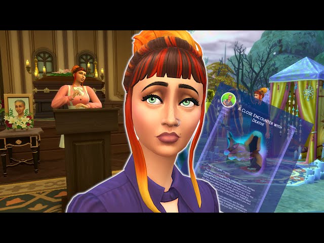 Poor mum’s funeral and final wishes // Sims 4 life & death