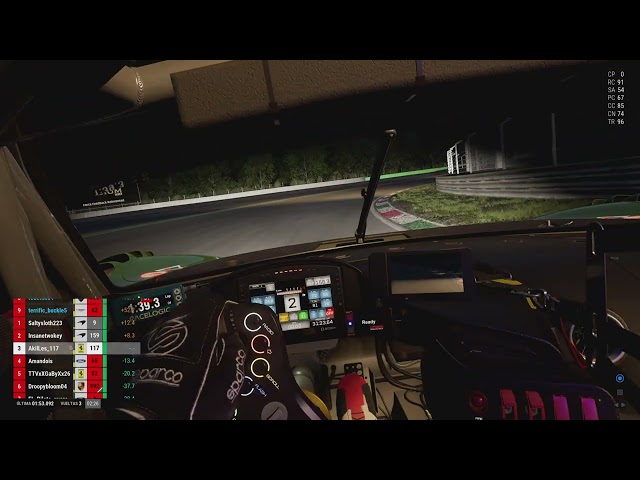 Crazy laggy nigth Monza,podium P3 Roger Barreda /Ferrari 296/