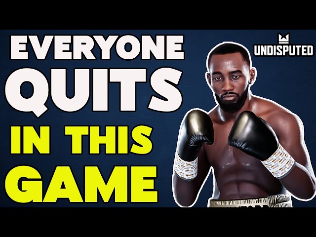 EVERYONE QUITS IN THIS GAME ( UNDISPUTED BOXING GAME)