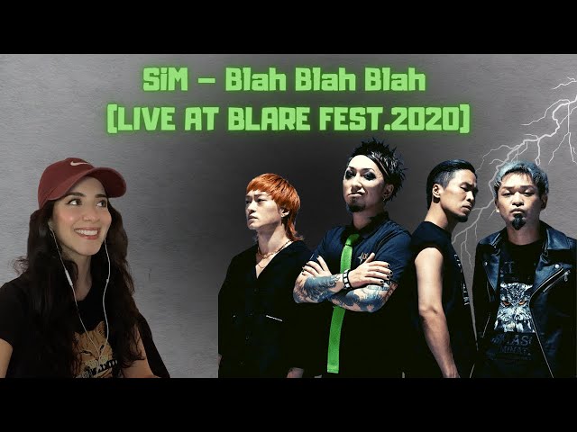 SiM – Blah Blah Blah (LIVE AT BLARE FEST.2020) | REACTION! This was fun