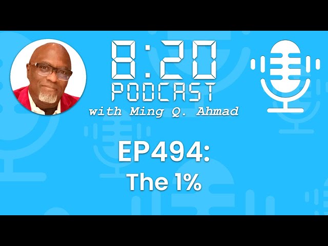 820 Podcast #494 The One Percent | Your Daily Urgency Meeting with Ming Q. Ahmad