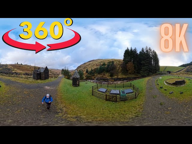 🚶‍♂️ Immersive Insta 360° X4 Hike in Scotland’s Lowlands to a High-Elevation Dam 🌄 Insta360 X4 POV!