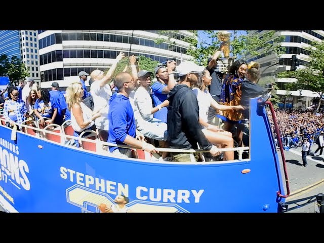 Warriors parade 360-degree video