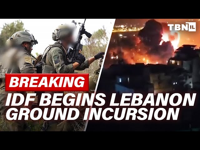 BREAKING: IDF INVADES Lebanon, Engages Hezbollah; RAIDS Hezbollah Terror Tunnels | TBN Israel