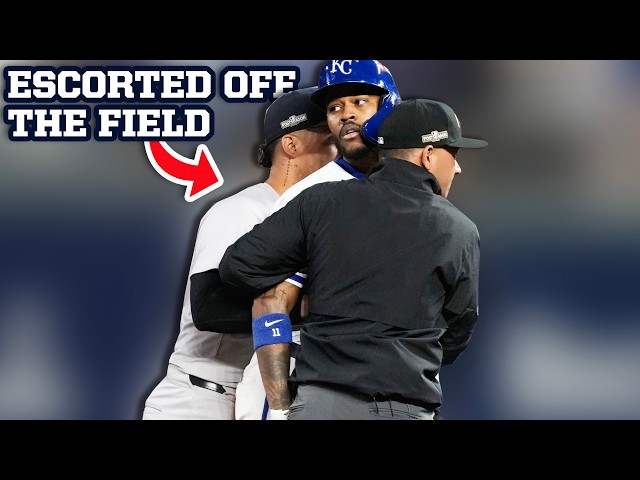 Benches clear during Yankees and Royals playoff game, a breakdown