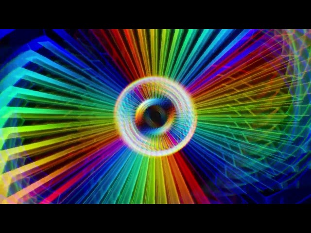 Tunnel Rainbow VJ Loop 4K