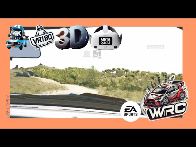 [EA Sports WRC][3D VR180 Video][第43話]シーズン1 モーメント | Vodafone Rally de Portugal