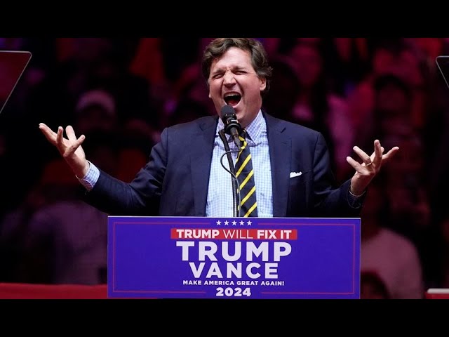 Tucker Carlson Goes Absolutely Insane at Madison Square Garden Trump Rally #trending #trump #rnc