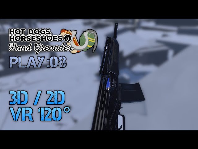 H3VR Play:08 [Random Guns] King of the Grill LV.1 [3D/2D VR120°] (Info about 3D in description)