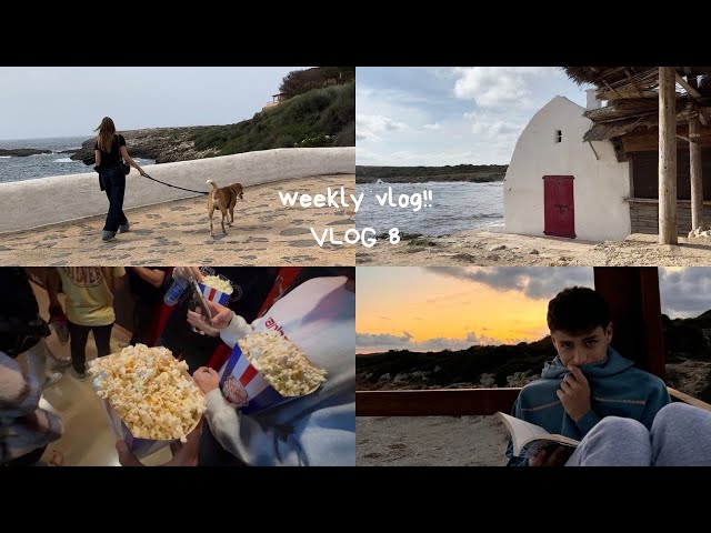 una semana divertida, que empieza con agobio y termina un poco triste || weekly vlog 💌