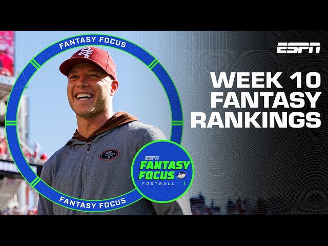 Week 10 Rankings + Mid-Season Awards | Fantasy Focus 🏈