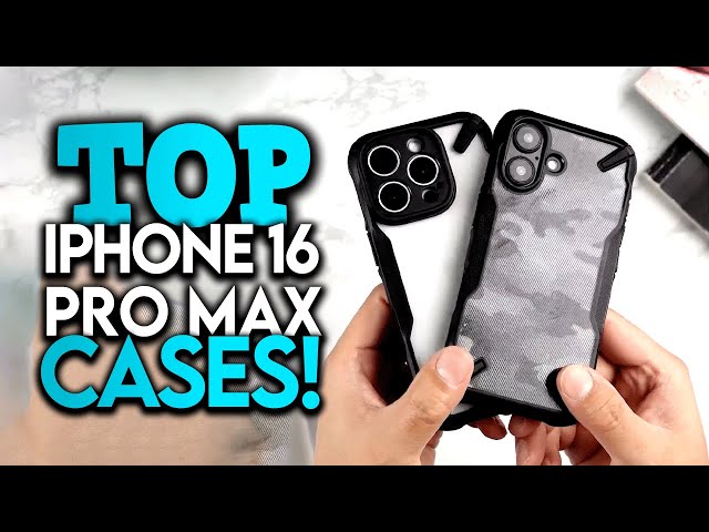 Best iPhone 16 Pro Max CASES! Clear / Spigen / Drop Protection