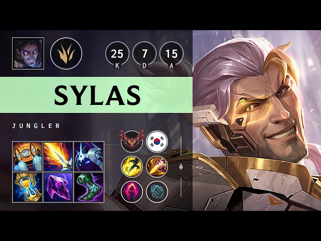 Sylas Jungle vs Ekko: Legendary - KR Grandmaster Patch 14.22