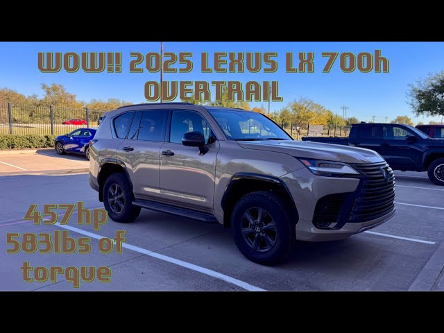 2025 Lexus LX 700h Overtrail | Earth | The new hybrid beast!