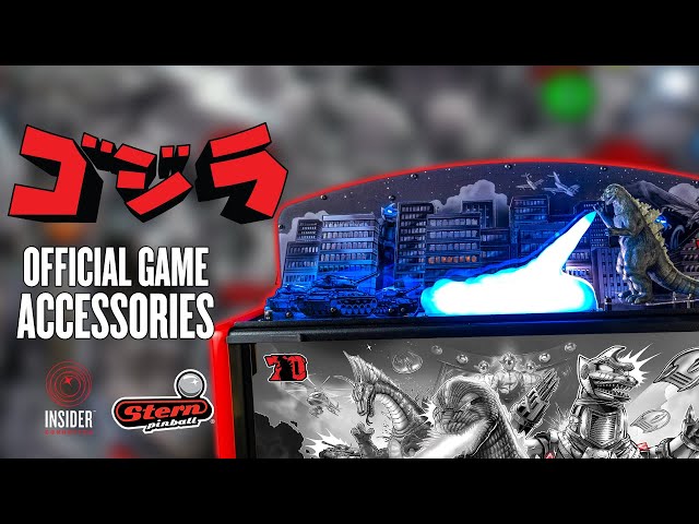 Godzilla 70th Pinball Accessories Trailer