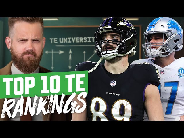 Top 10 TE Rankings + Hit Rates, Danger Zone | Fantasy Football 2024 - Ep. 1611