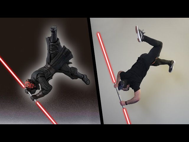 ALL Star Wars Stunts In Real Life (Lightsaber & Parkour)