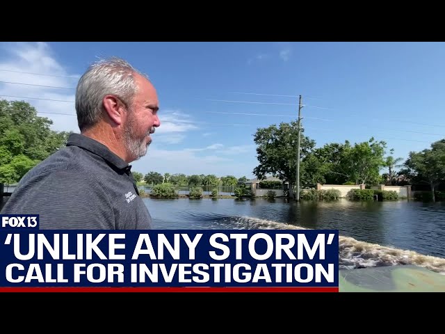 State Senator calls for investigation after Sarasota flooding