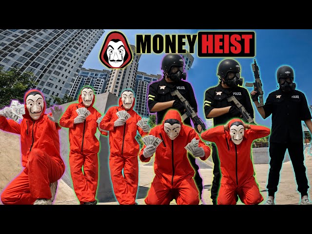 PARKOUR MONEY HEIST vs POLICE 25  ( bella ciao remix ) POV chese