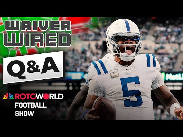 NFL Fantasy Football Q&A w/ Kyle Dvorchak (11/18/24) | Rotoworld Football Show | NBC Sports