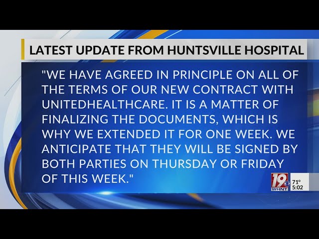 Latest on Huntsville Hospital, UHC Deal | Nov. 18, 2024 | News 19 at 5 p.m.