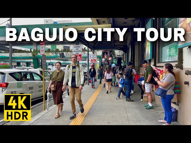 Baguio City Streets on Sunday! | A Colorful Walking Tour in the Most Popular City of the North!