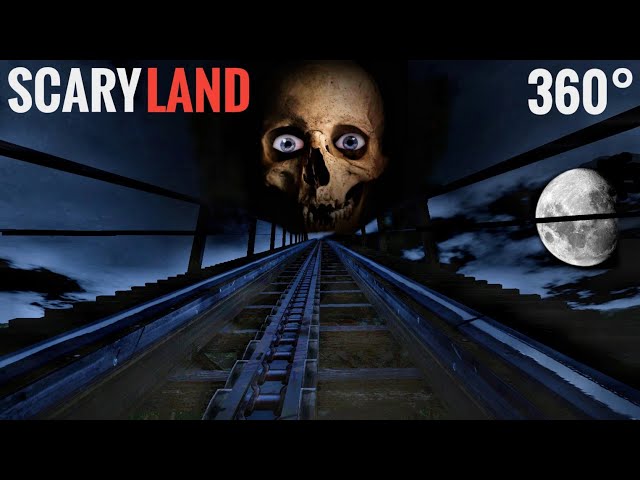 Scary 360° Rollercoaster SCARYLAND VR POV HORROR Dark Ride 360 도 롤러코스터 탐험 ジェットコースター