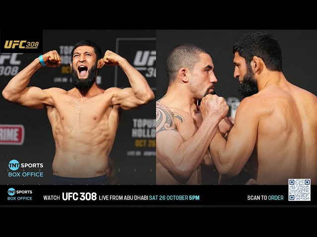 UFC 308: Ceremonial Weigh-in | Robert Whittaker vs. Khamzat Chimaev 💥