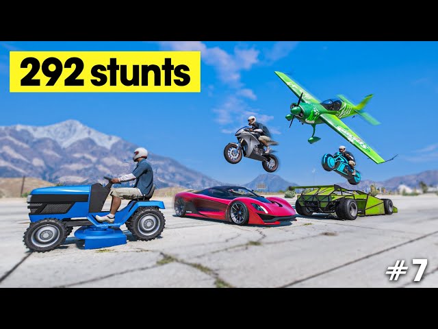 1 Stunt With Every Vehicle In GTA 5