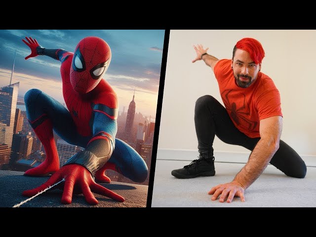 Spider-Man Stunts Challenge In Real Life!